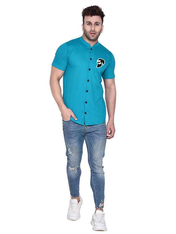 men placement print cotton t-shirt - 20840778 -  Standard Image - 3