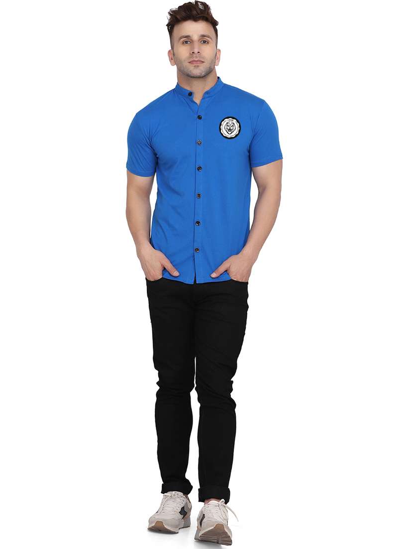 men placement print cotton t-shirt - 20840790 -  Standard Image - 3