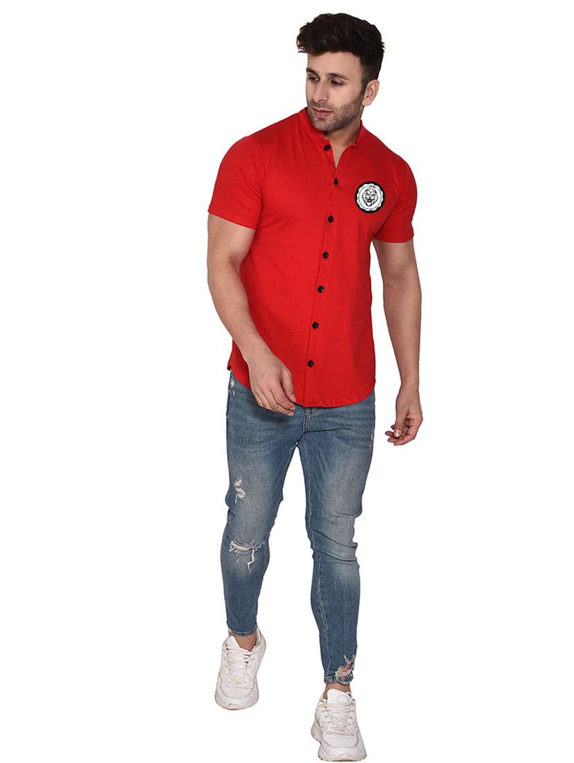 men placement print cotton t-shirt - 20840791 -  Standard Image - 3