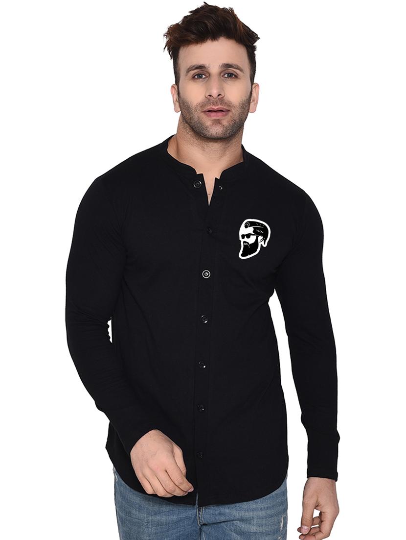men placement print cotton t-shirt - 20840817 - Zoom Image - 0