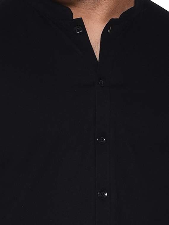 men collared color block casual shirt - 20840876 -  Standard Image - 3