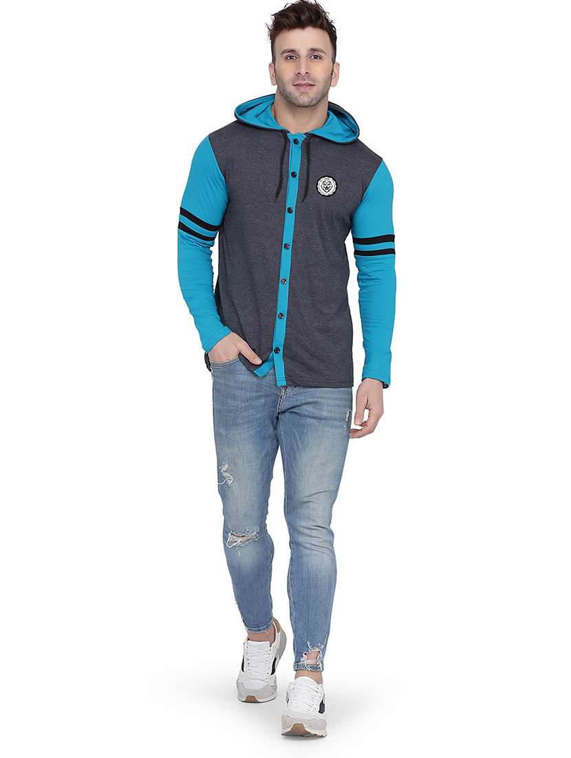 multi colored cotton blend casual shirt - 20841052 -  Standard Image - 3