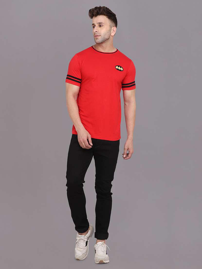 men taped short sleeve t-shirt - 20841349 -  Standard Image - 3