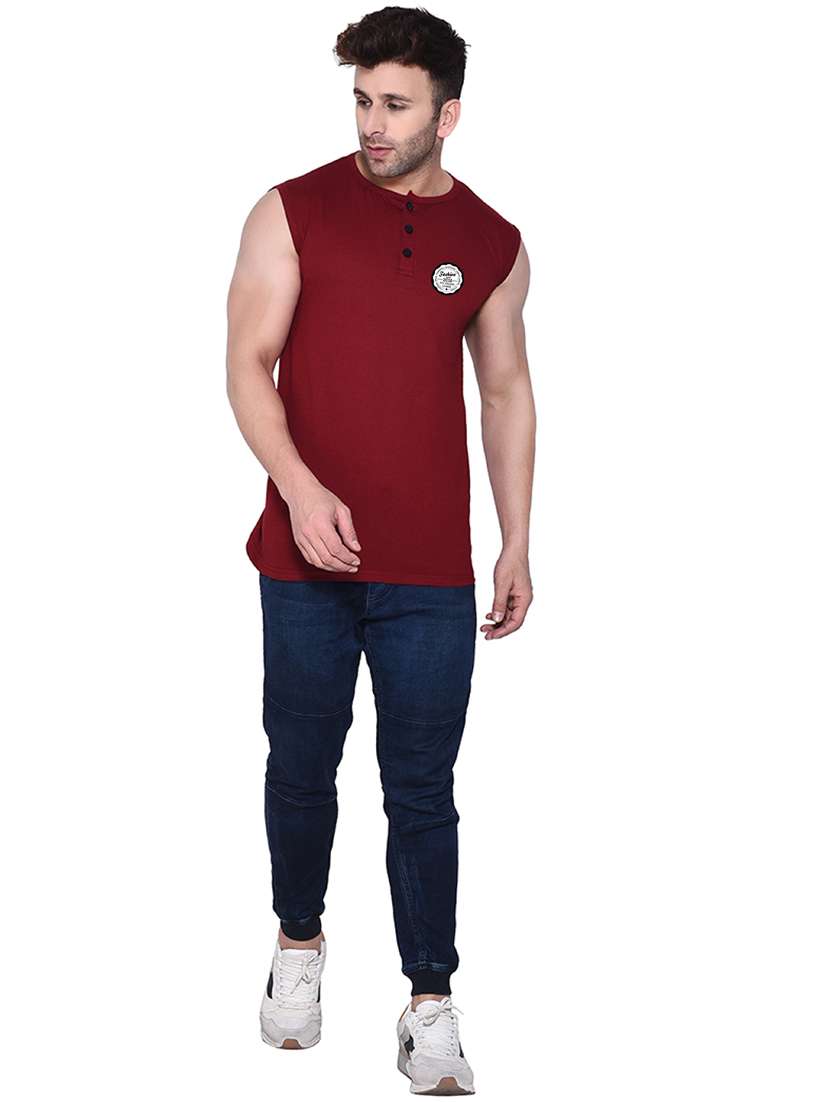 round neck solid t-shirt  - 20841394 -  Standard Image - 3