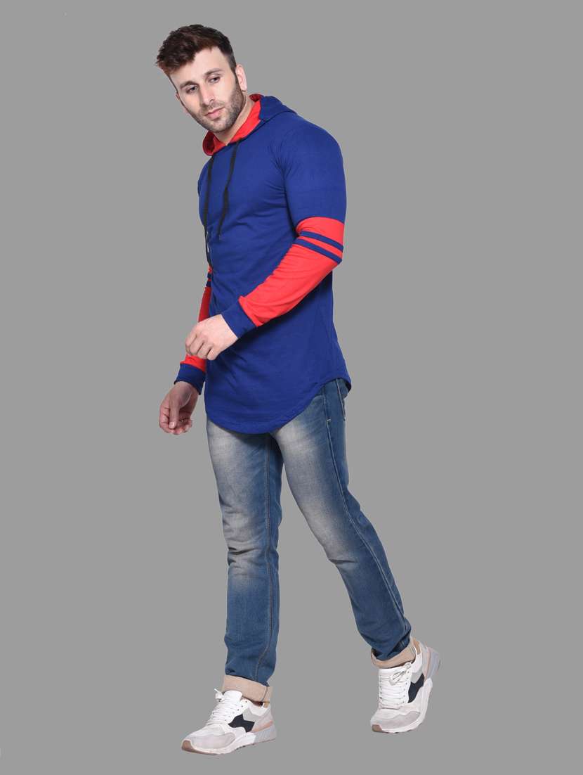 blue cotton blend t-shirt - 20841430 -  Standard Image - 3