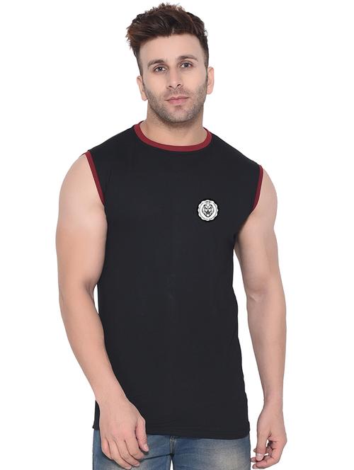 round neck solid t-shirt - 20841462 - Standard Image - 0