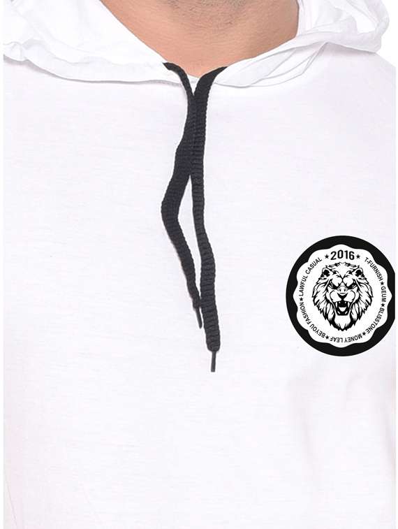 white cotton blend t-shirt - 20841469 -  Standard Image - 3