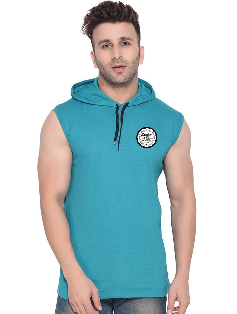 green cotton blend t-shirt