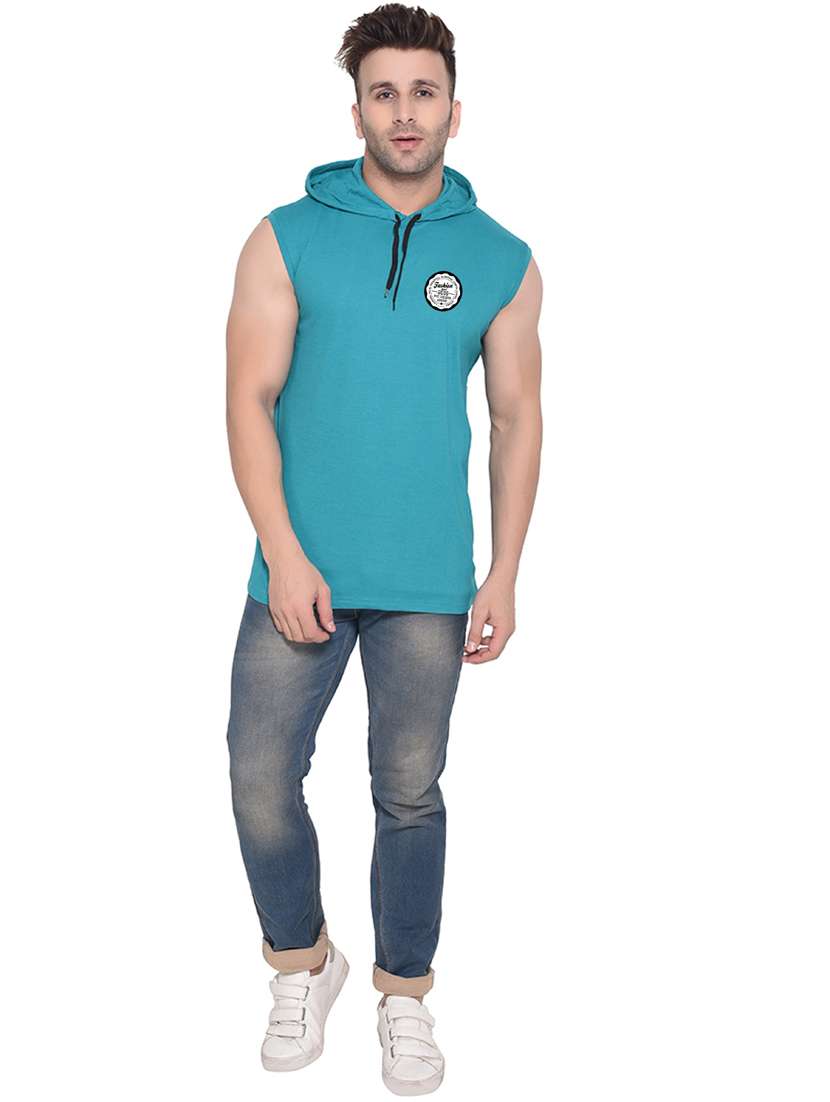 green cotton blend t-shirt - 20841470 -  Standard Image - 3