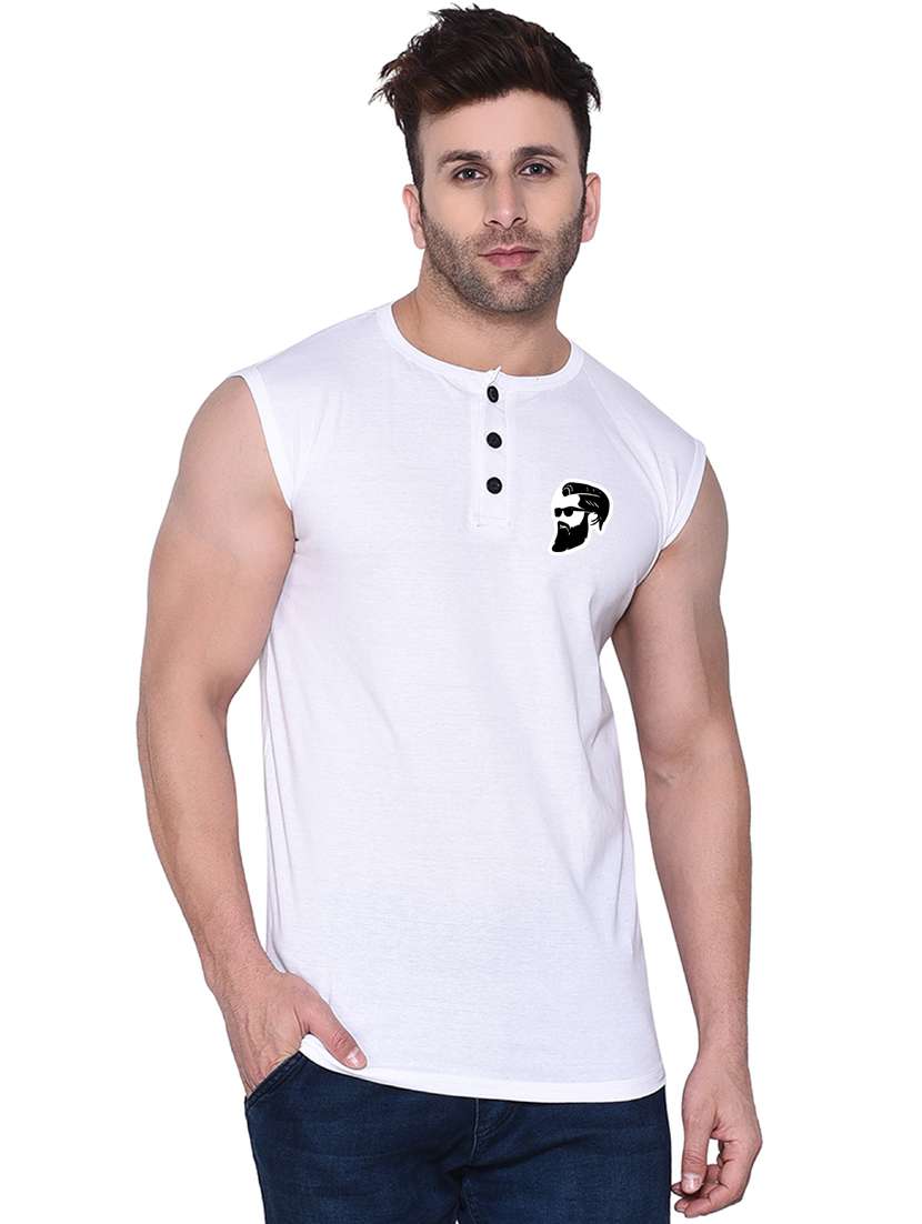 henley neck solid t-shirt