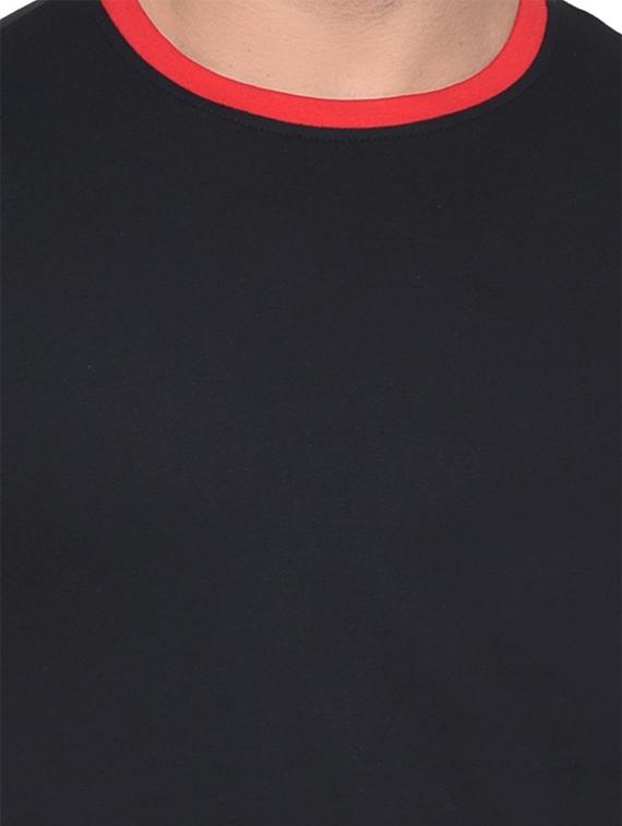 men round neck plain t-shirt - 20841537 - Standard Image - 3