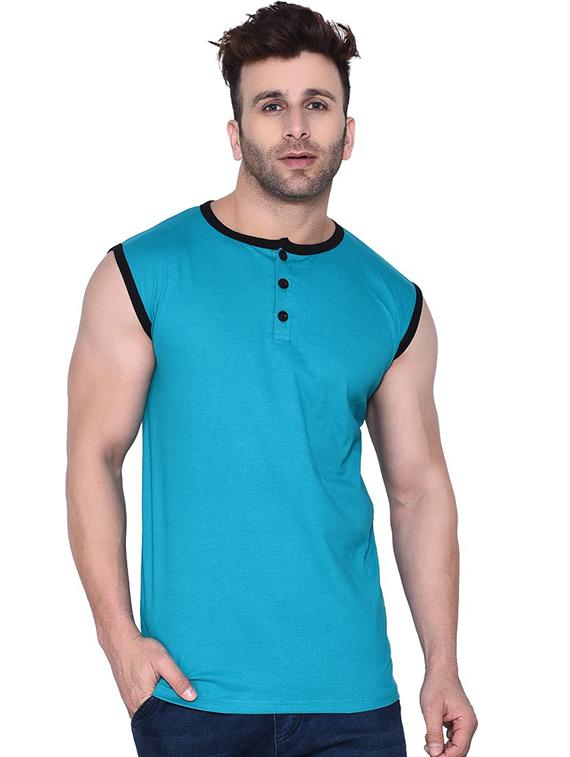 green cotton blend t-shirt - 20841539 - Zoom Image - 0