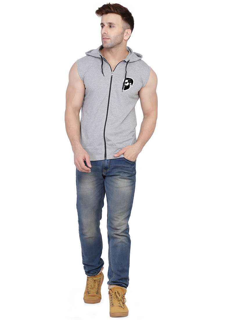 grey cotton blend t-shirt - 20841654 - Standard Image - 3