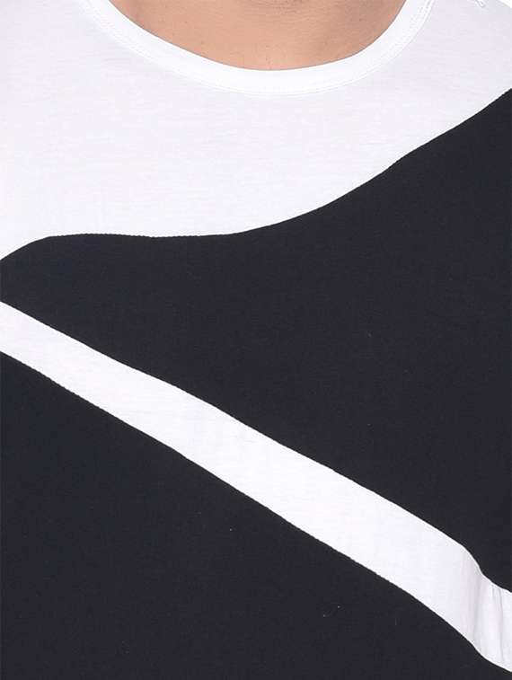 black cotton blend t-shirt - 20841660 -  Standard Image - 3