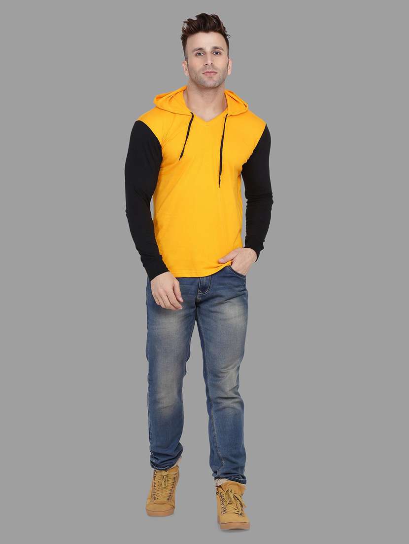 yellow cotton blend t-shirt - 20841664 -  Standard Image - 3