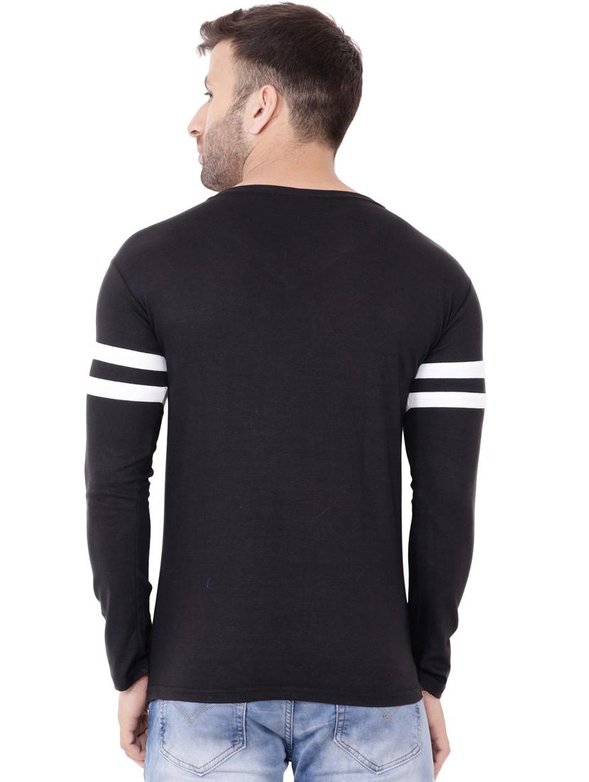black cotton blend t-shirt - 20841697 - Standard Image - 3