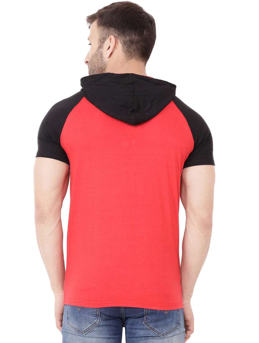 red cotton blend t-shirt - 20841698 -  Standard Image - 3