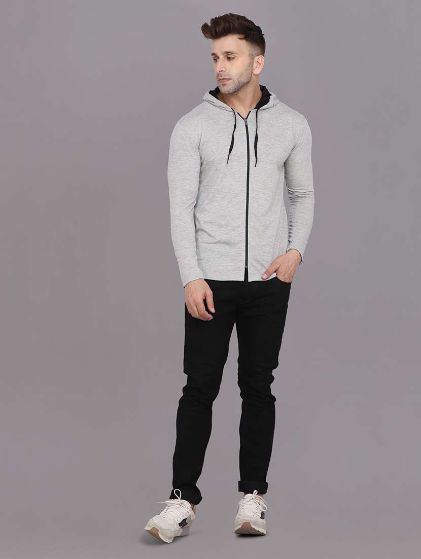 grey cotton blend t-shirt - 20841773 - Standard Image - 3