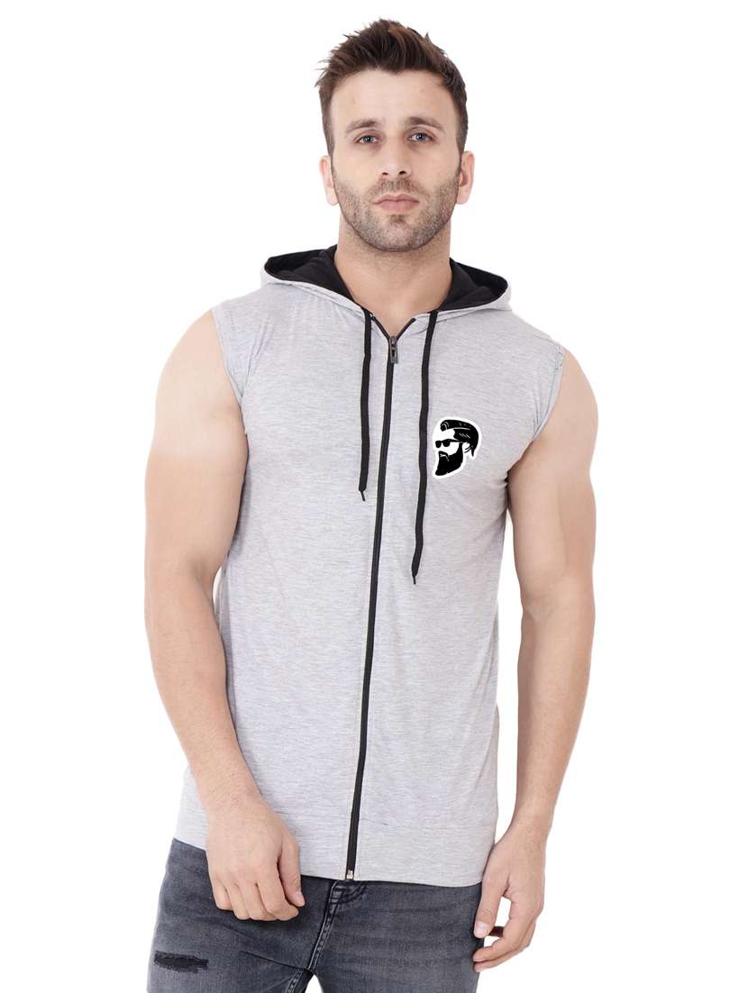 grey cotton blend t-shirt - 20841802 - Zoom Image - 0