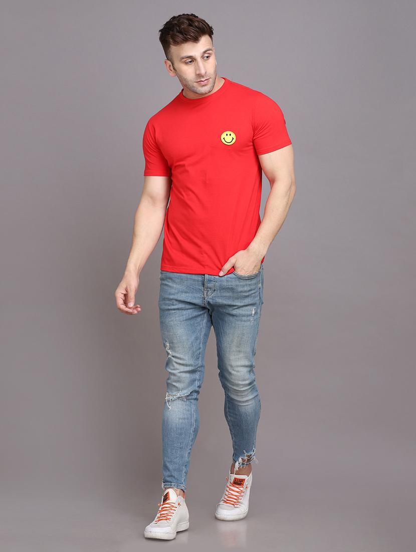 men solid short sleeve t-shirt - 20841822 - Standard Image - 3