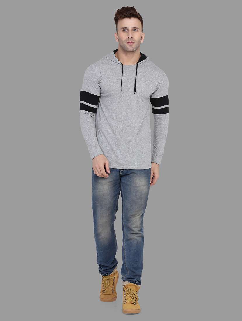 grey cotton blend t-shirt - 20841824 -  Standard Image - 3