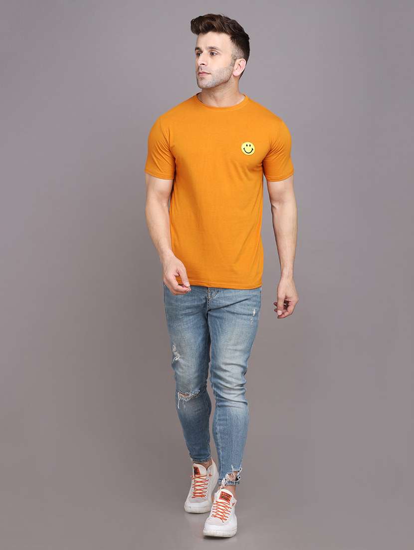 men solid short sleeve t-shirt - 20841903 -  Standard Image - 3