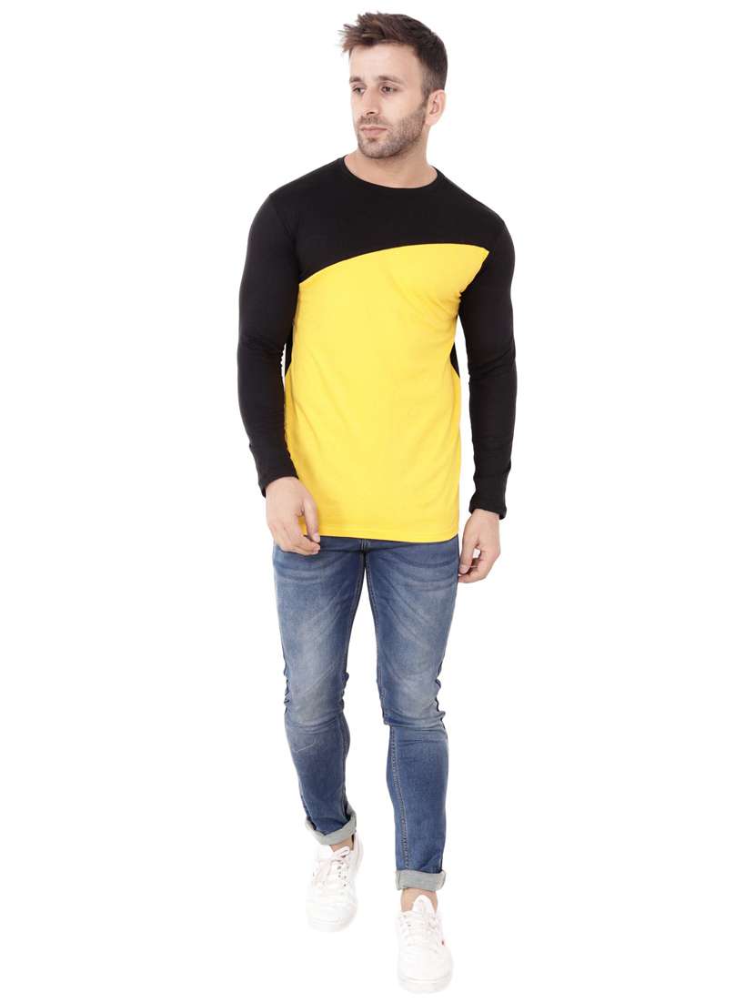 solid cotton blend t-shirt - 20841932 -  Standard Image - 3