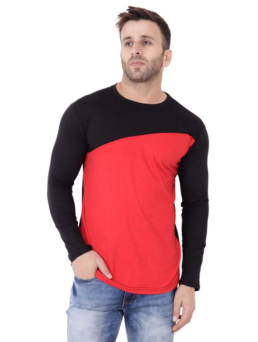 multi colored cotton blend t-shirt