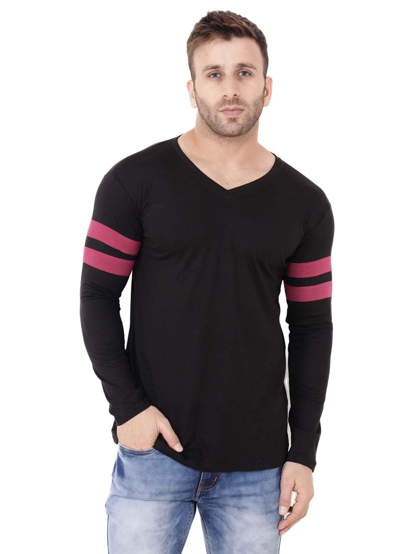 men placement print long sleeve t-shirt