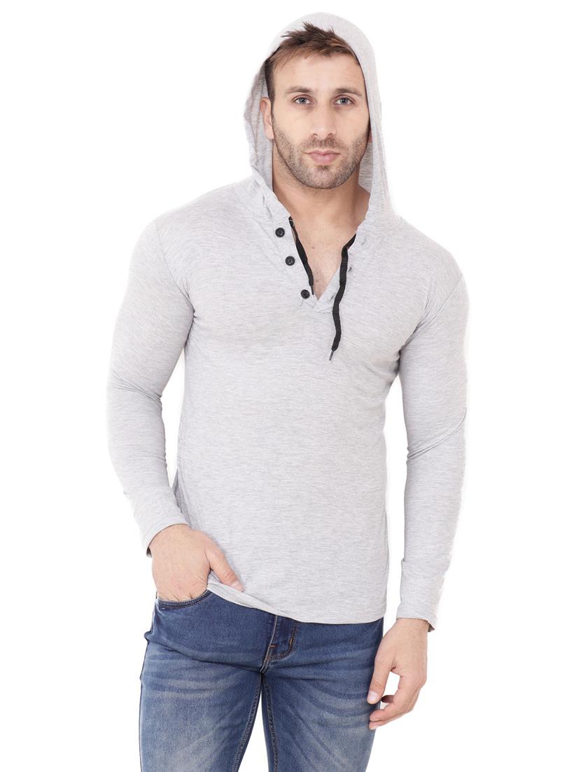 grey cotton blend t-shirt - 20841966 - Zoom Image - 0
