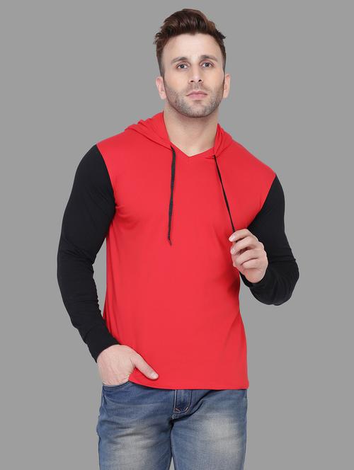 color block cotton blend t-shirt - 20841982 - Standard Image - 0