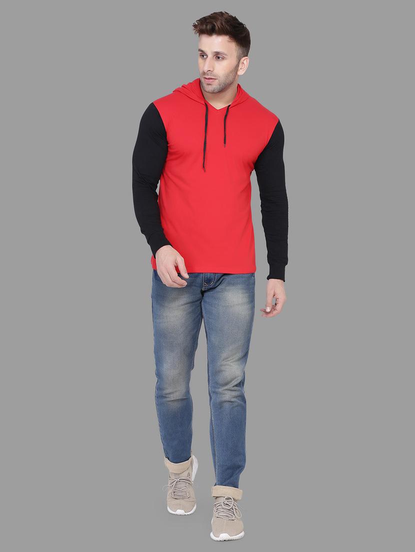 color block cotton blend t-shirt - 20841982 - Standard Image - 3