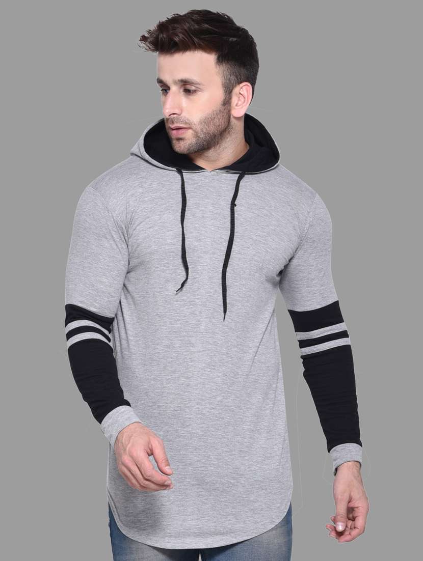 grey cotton blend t-shirt - 20841985 - Zoom Image - 0