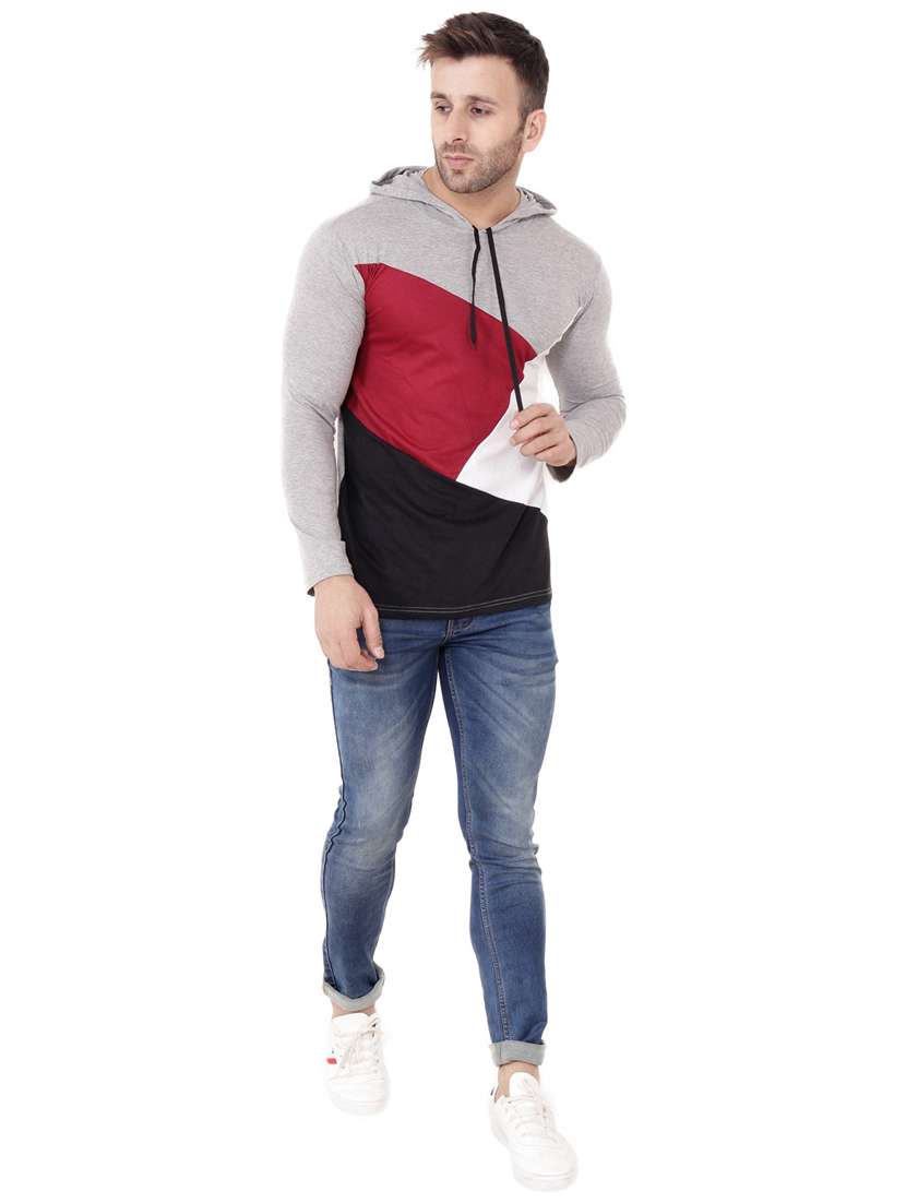  solid cotton blend t-shirt - 20841998 -  Standard Image - 3