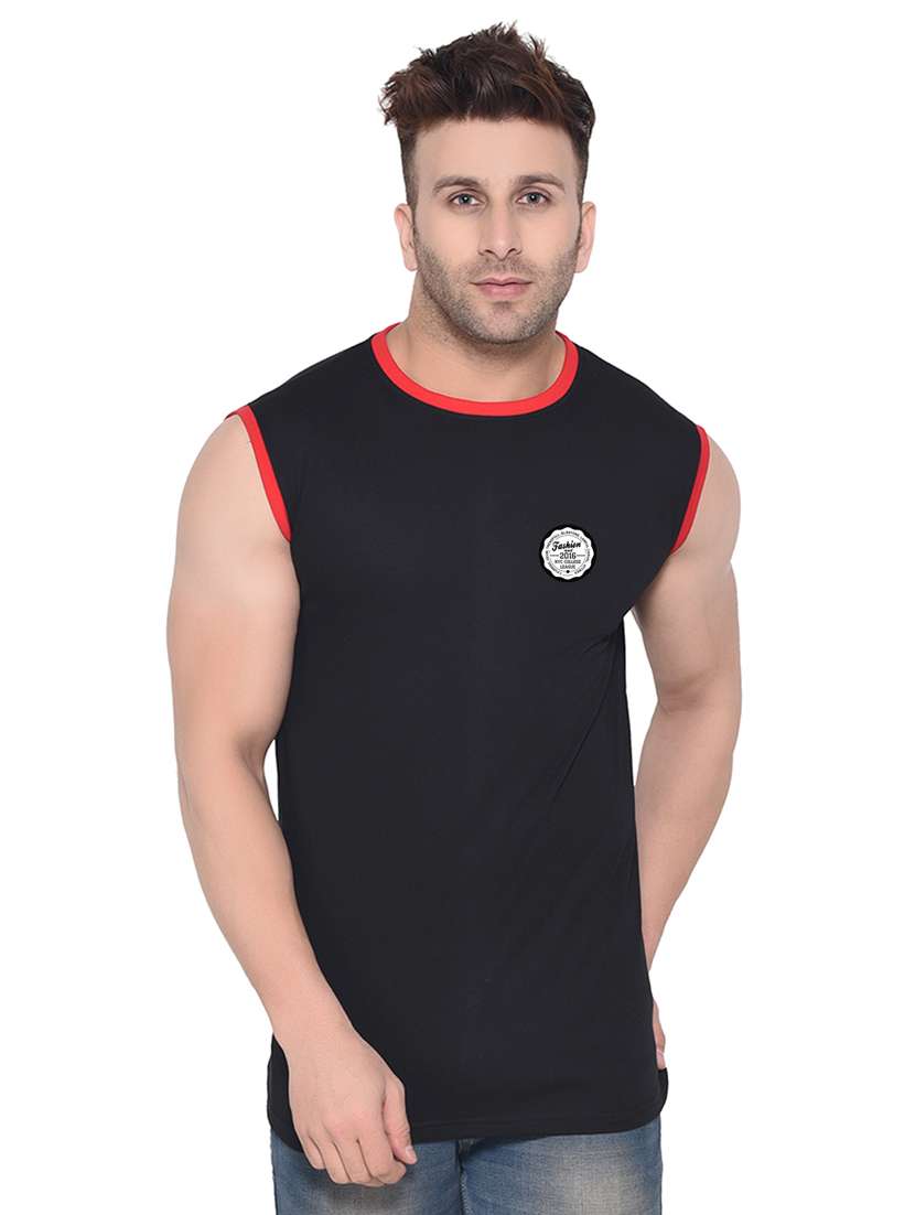 solid cotton blend t-shirt