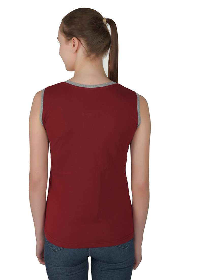 women solid round neck t-shirt - 20842138 -  Standard Image - 3