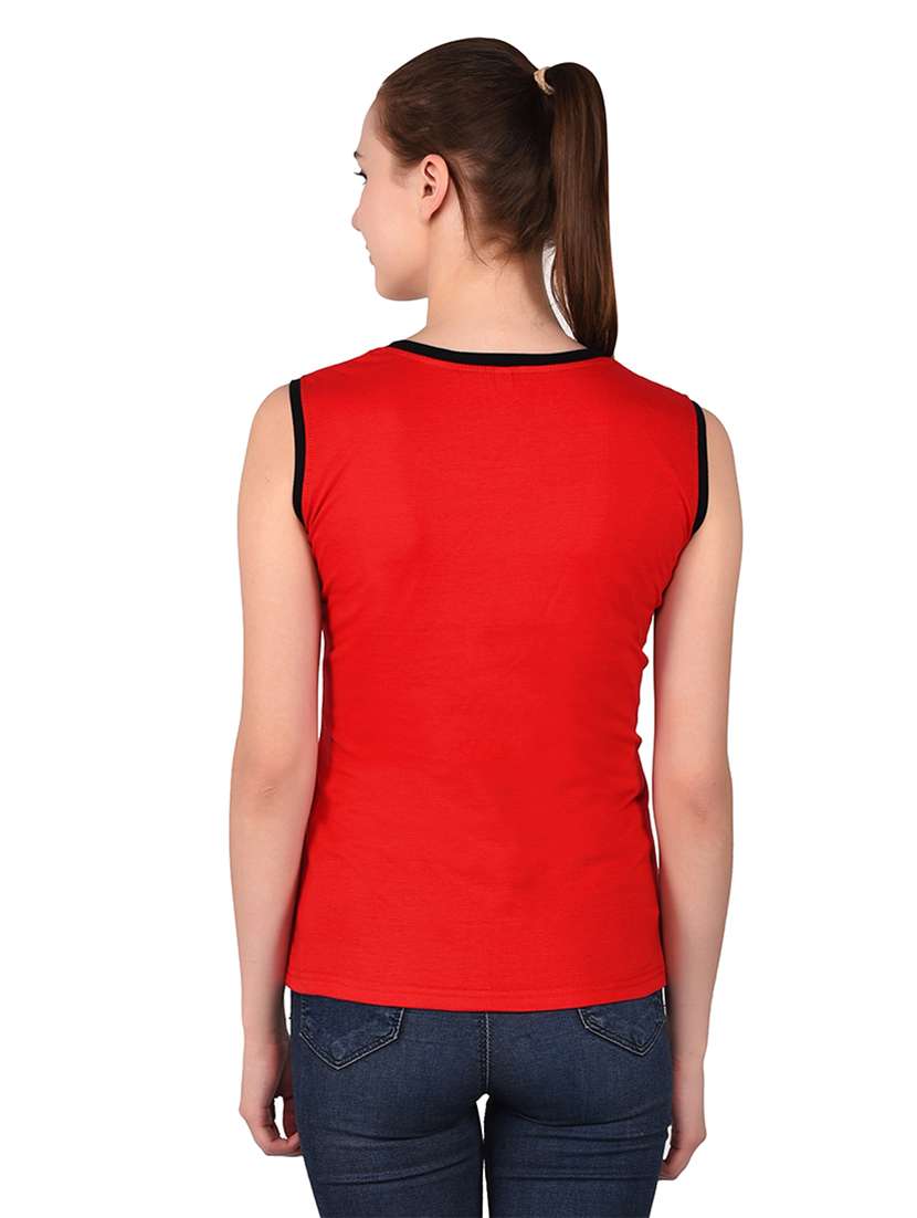 women solid round neck t-shirt - 20842142 -  Standard Image - 3