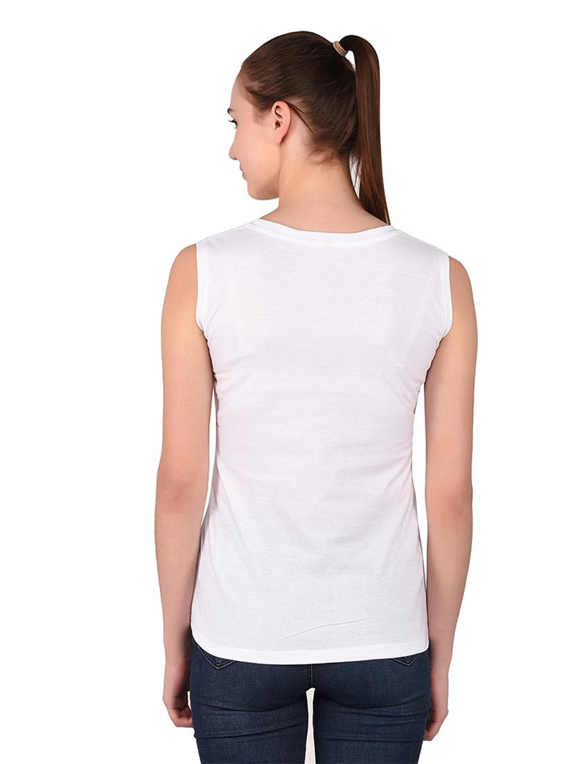 women solid round neck t-shirt - 20842151 - Standard Image - 3