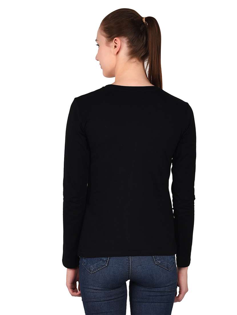 women color block round neck t-shirt - 20842155 -  Standard Image - 3