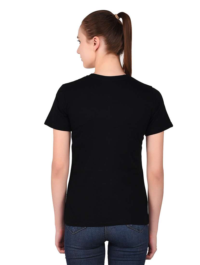 women color block round neck t-shirt - 20842203 -  Standard Image - 3