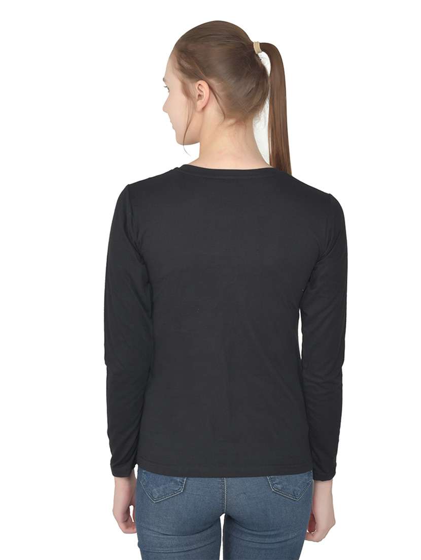 women color block round neck t-shirt - 20842213 -  Standard Image - 3