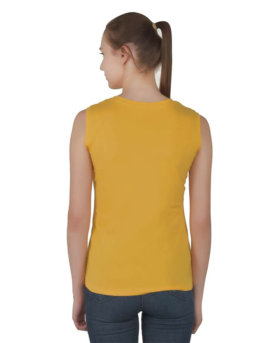 women solid round neck t-shirt - 20842221 -  Standard Image - 3