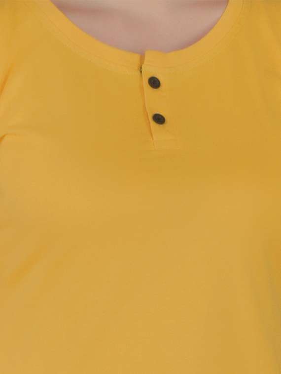 women solid round neck t-shirt - 20842221 -  Standard Image - 5