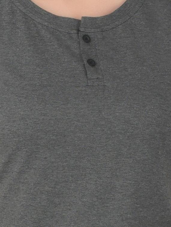 women solid round neck t-shirt - 20842226 - Standard Image - 5