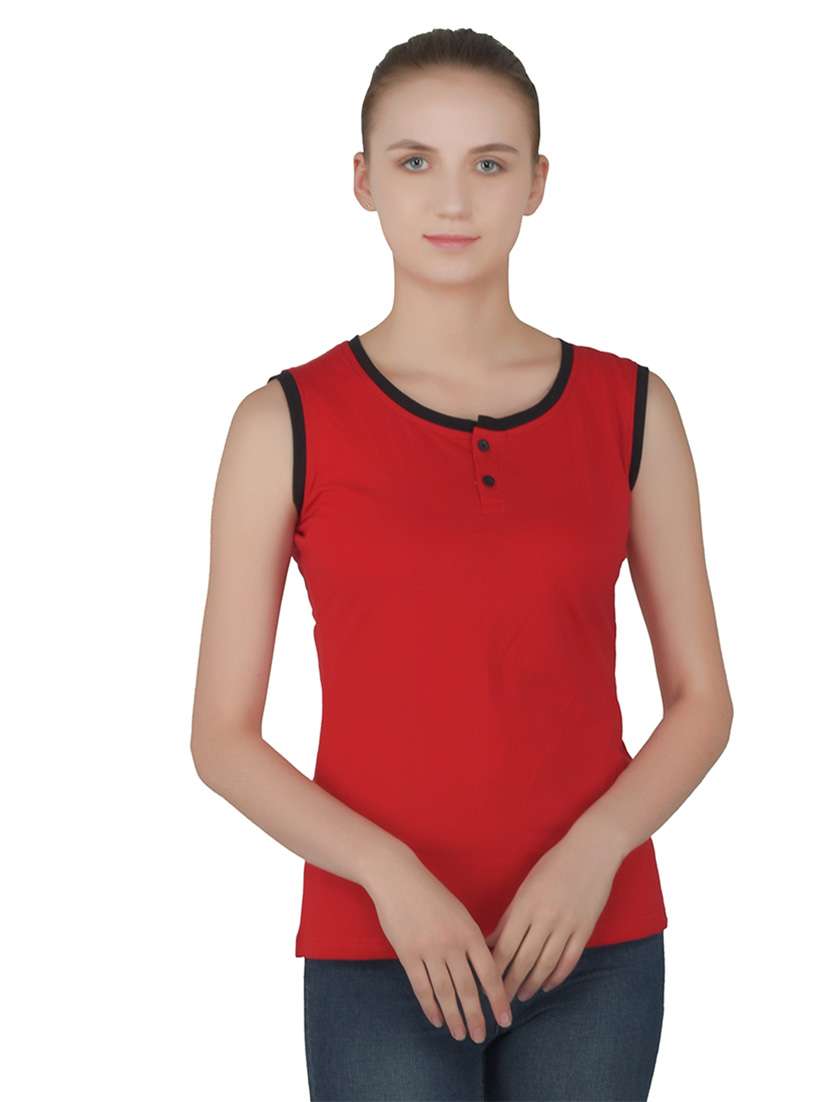 women solid round neck t-shirt