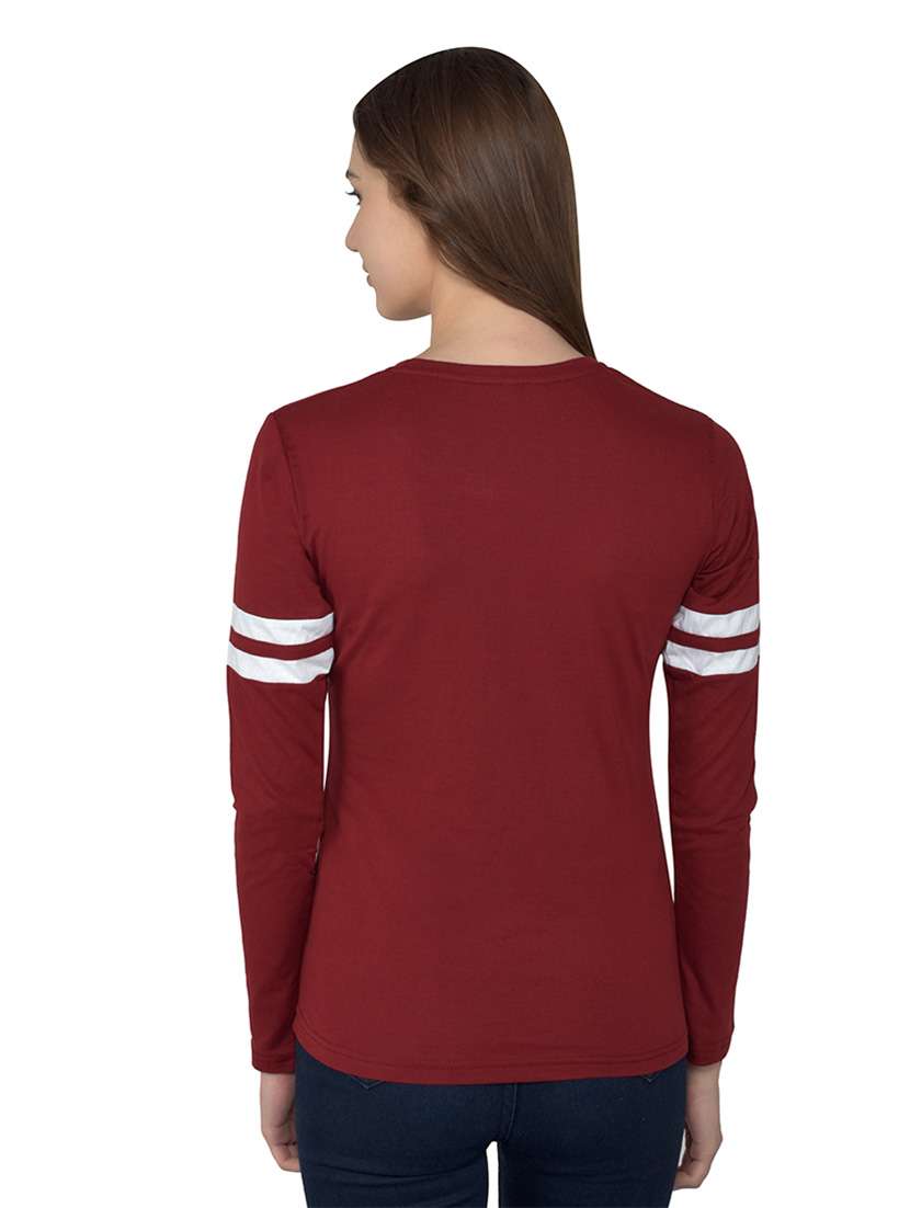 women solid round neck t-shirt - 20842231 -  Standard Image - 3