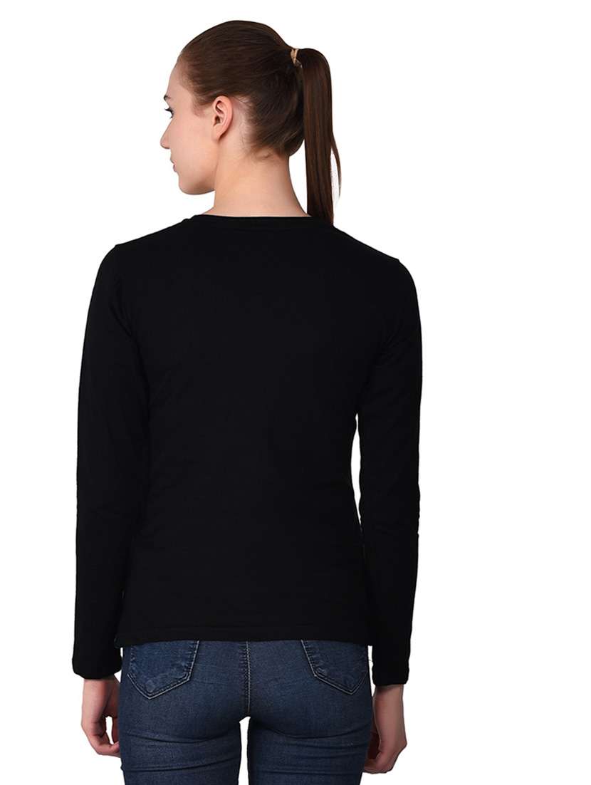 women color block round neck t-shirt - 20842243 -  Standard Image - 3