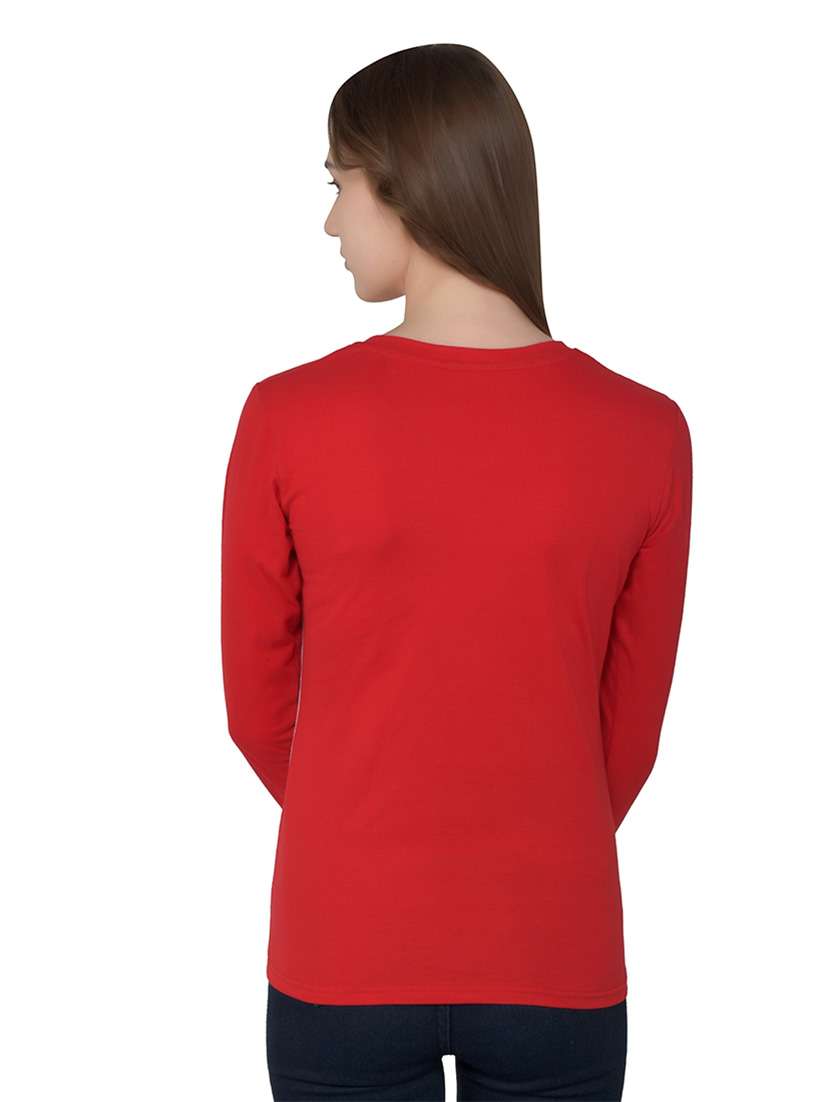 women color block round neck t-shirt - 20842247 -  Standard Image - 3