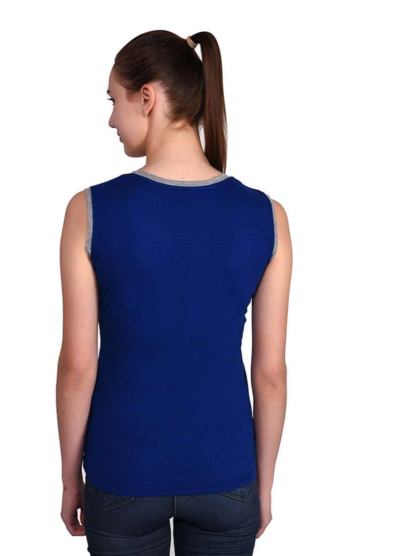 women solid round neck t-shirt - 20842270 -  Standard Image - 3