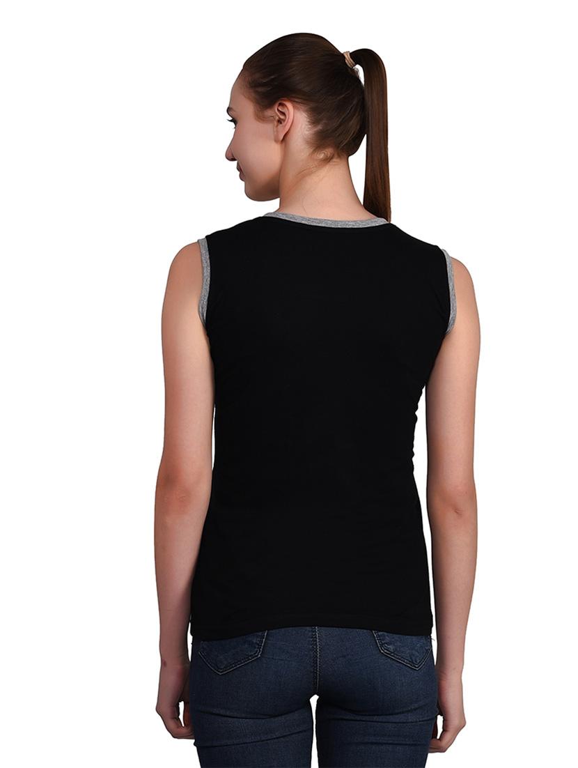 women solid round neck t-shirt - 20842281 - Standard Image - 3